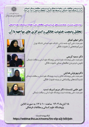 نشست تخصصی «تحلیل وضعیت خشونت خانگی و استراتژی‌های مواجهه با آن» برگزار می شود