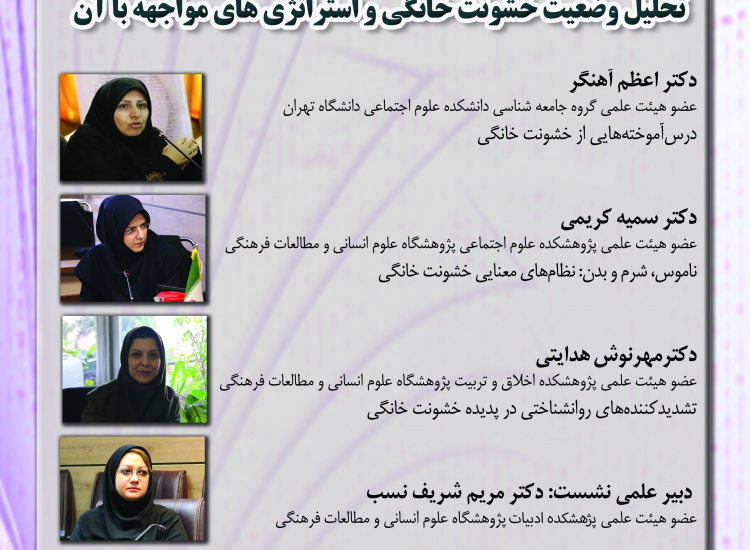 تحلیل وضعیت خشونت خانگی و استراتژی‌های مواجهه با آن