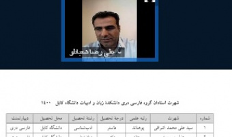 گزارش هم‌اندیشی استادان زبان و ادبیات فارسی پژوهشگاه و دانشگاه کابل
