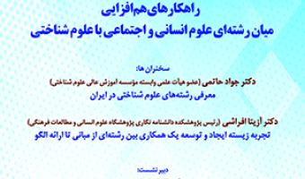 چهارمین نشست از سلسله نشست‌های« جایگاه علوم انسانی و اجتماعی در پشتیبانی و رفع موانع تولید» / ۲۰مهرماه/ ۱۴۰۰