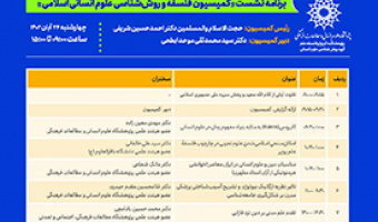 هفتمین کنگره بین المللی علوم انسانی اسلامی ۲۴ آبان ۱۴۰۲