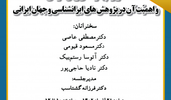 نشست «کاربرد پیکره‌های زبان فارسی و اهمیت آن در پژوهش‌های ایران‌شناسی و جهان ایرانی» برگزار می‌شود
