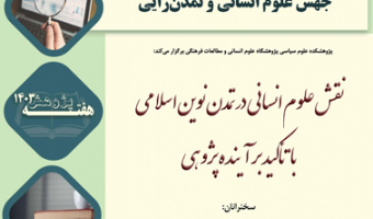 نقش علوم انسانی در تمدن نوین اسلامی با تاکید بر آینده پژوهی ۴ دی ۱۴۰۳