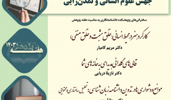سخنرانی‌های پژوهشکده دانشنامه نگاری به مناسبت هفته پژوهش ۲ دی ۱۴۰۳